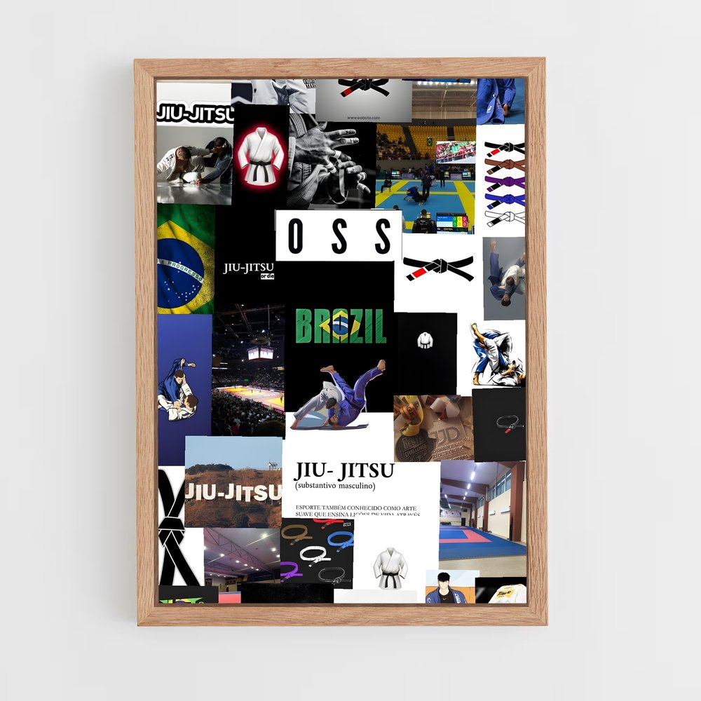 Poster Sportif Fusion – affiche Jiu-jitsu brésilien (vue 4)